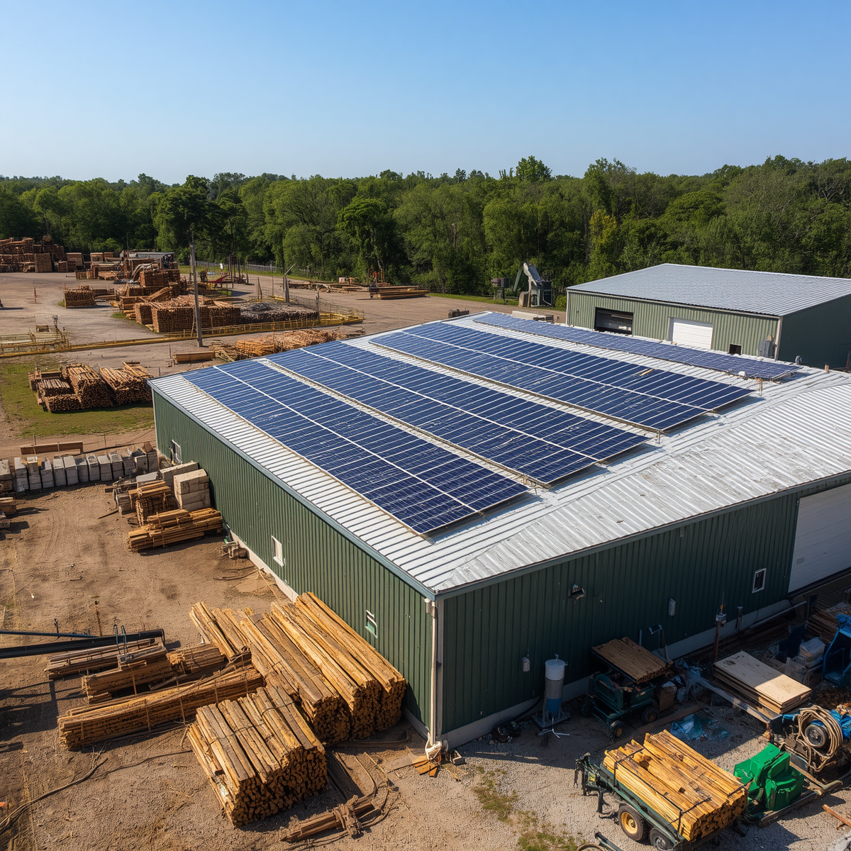 Instalación de paneles solares en un tejado residencial